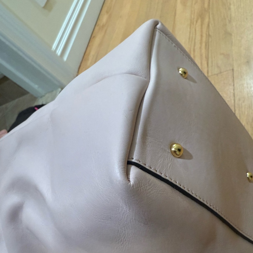 Dooney & Bourke Flynn Leather Tote Bag in Blush color - Picture 9 of 11